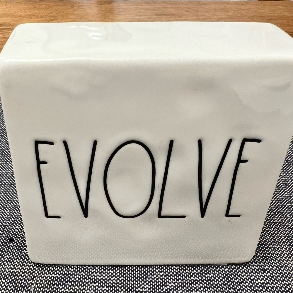 Rae Dunn "Evolve ~ Think" Desk
Paperweight Or Decor